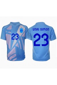 Spania Unai Simon #23 Keeper Fotballdrakt Hjemme Klær EM 2024 Korte ermer